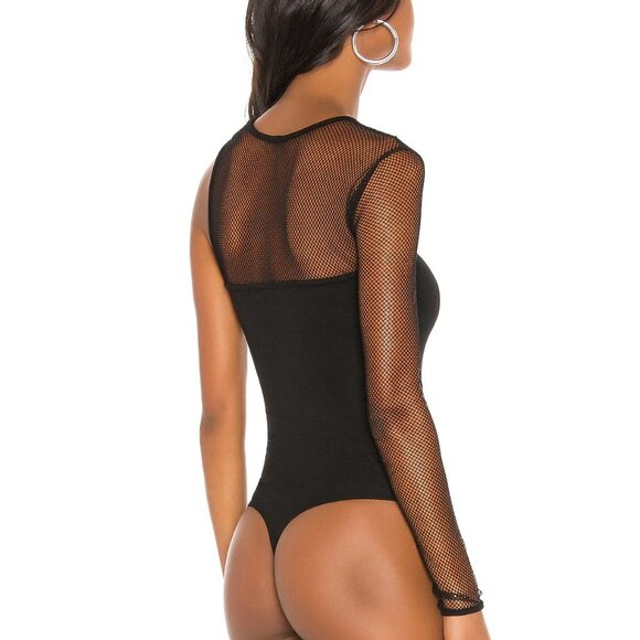 NWT h:ours Jeffrey Bodysuit in Black XS - Picture 2 of 2